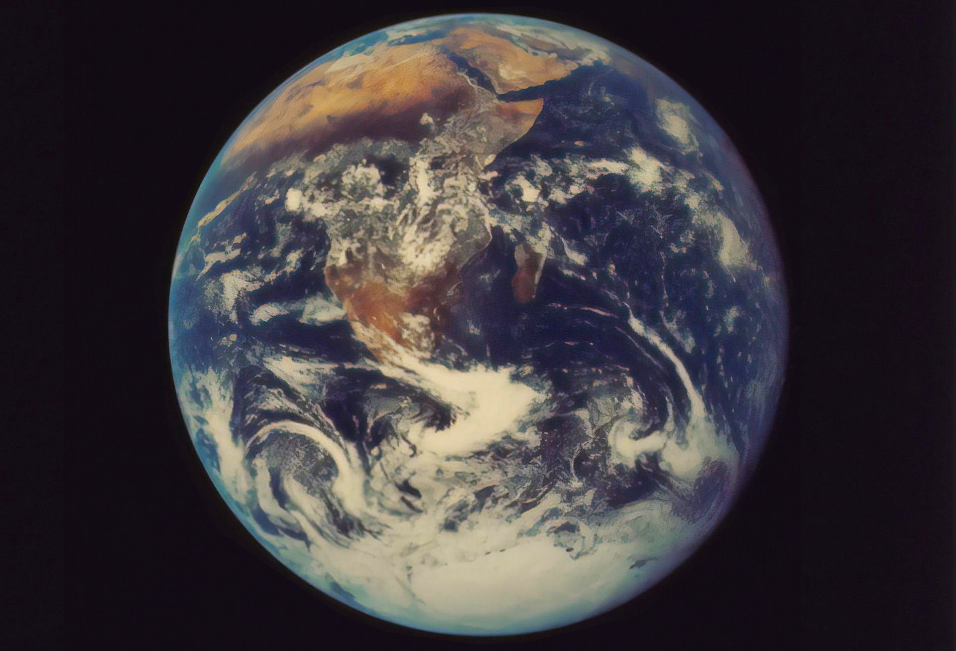 Planet Earth viewed from space
