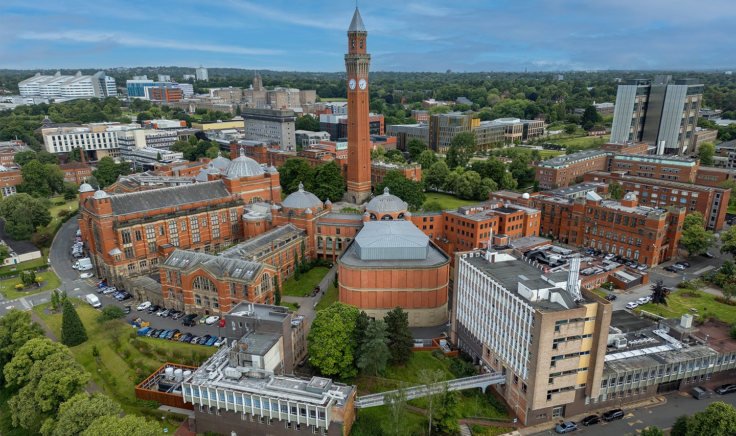 Aerial view of campus