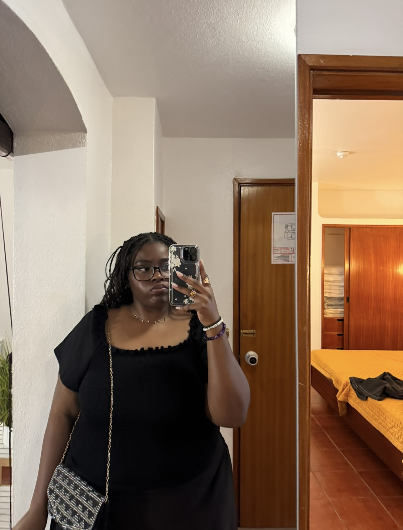Person taking a selfie in mirror