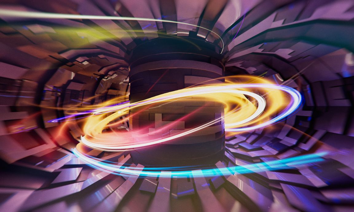 Abstract image representing fusion energy
