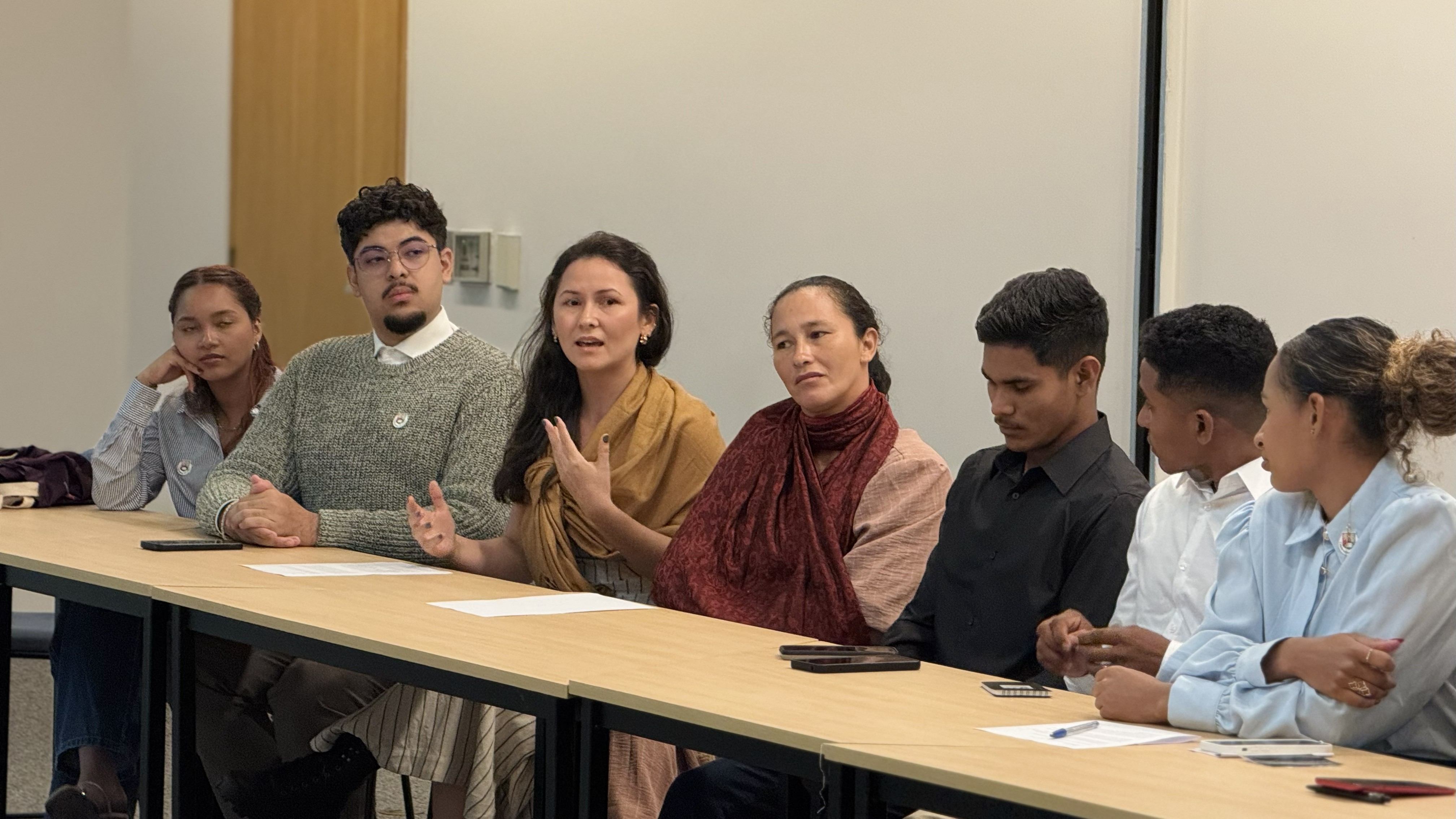 Immerse Amazonia students presenting atThe British Consulate, São Paulo