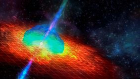 Artist's impression of gamma-ray burst GRB 211211A
