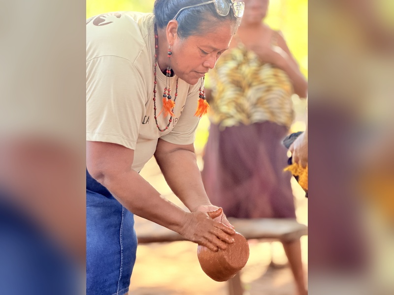 Traditional clay pottery