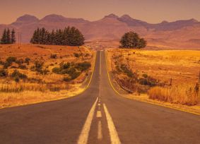 The open road in Africa