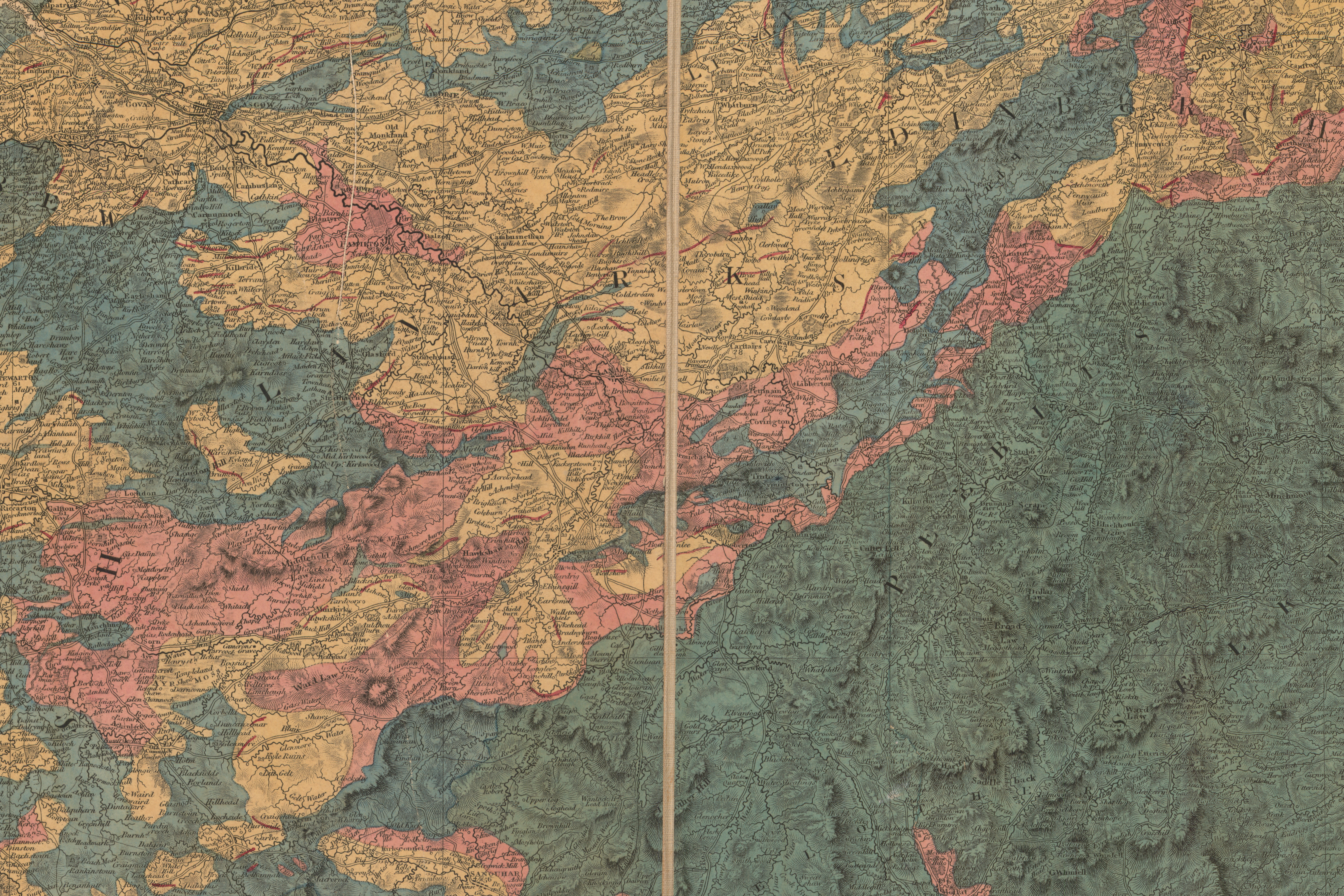 A Geological Map of Scotland by John MacCulloch.