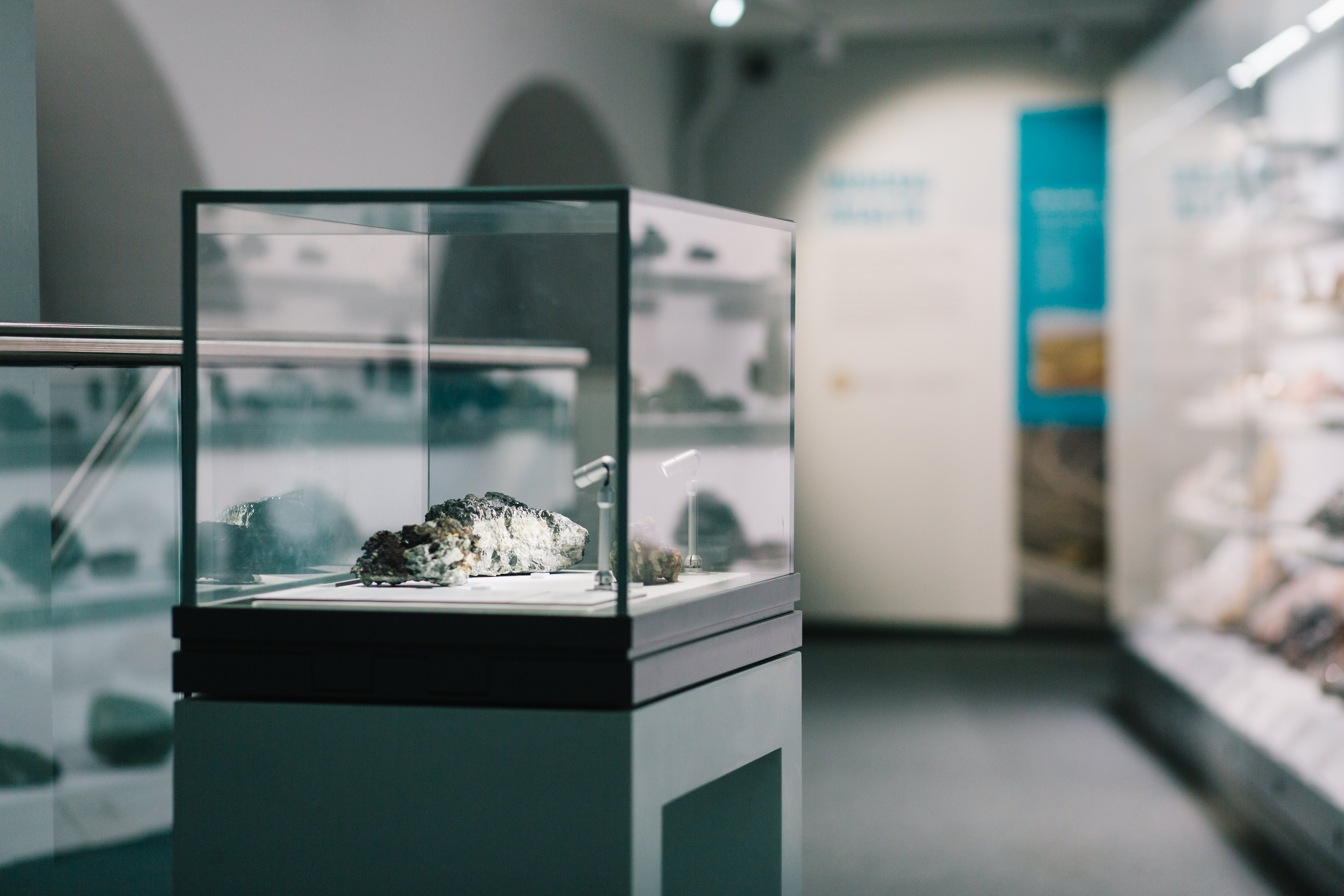A mineral gallery.