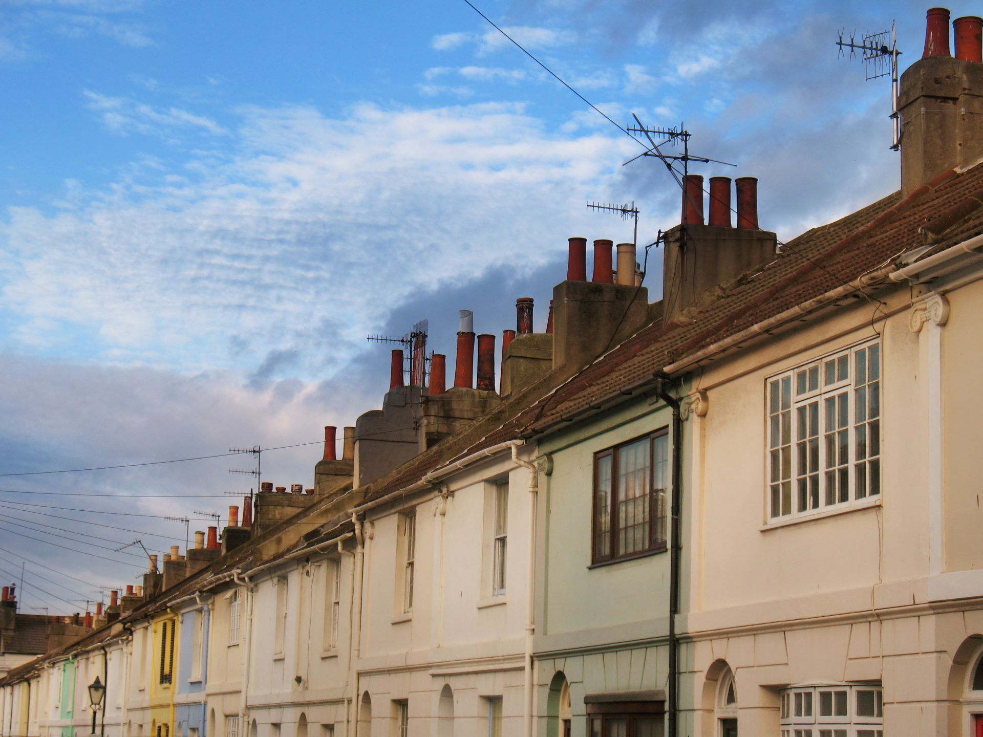 A row of terraced houses