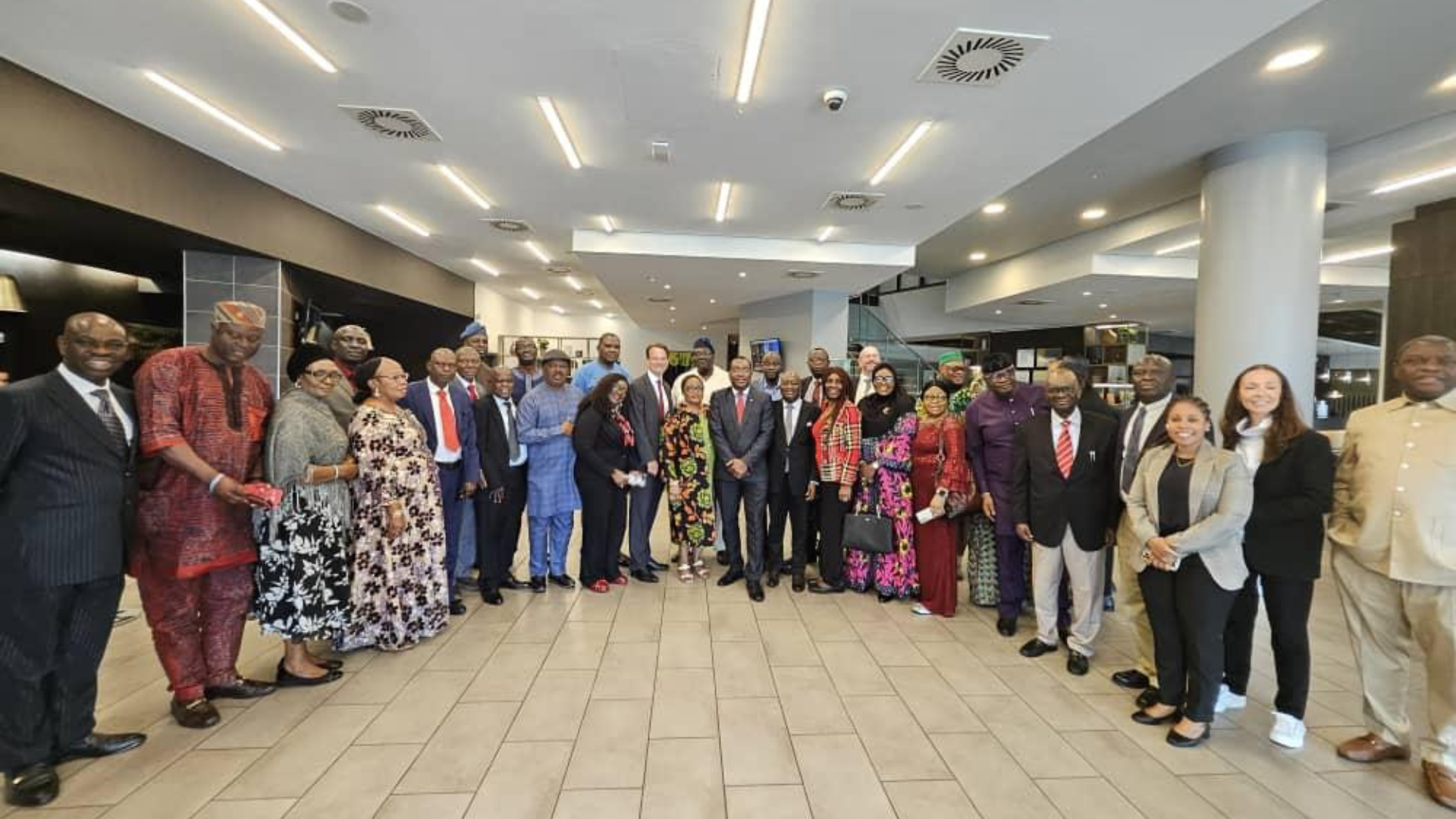 The cohort of Vice-Chancellors from Nigeria.
