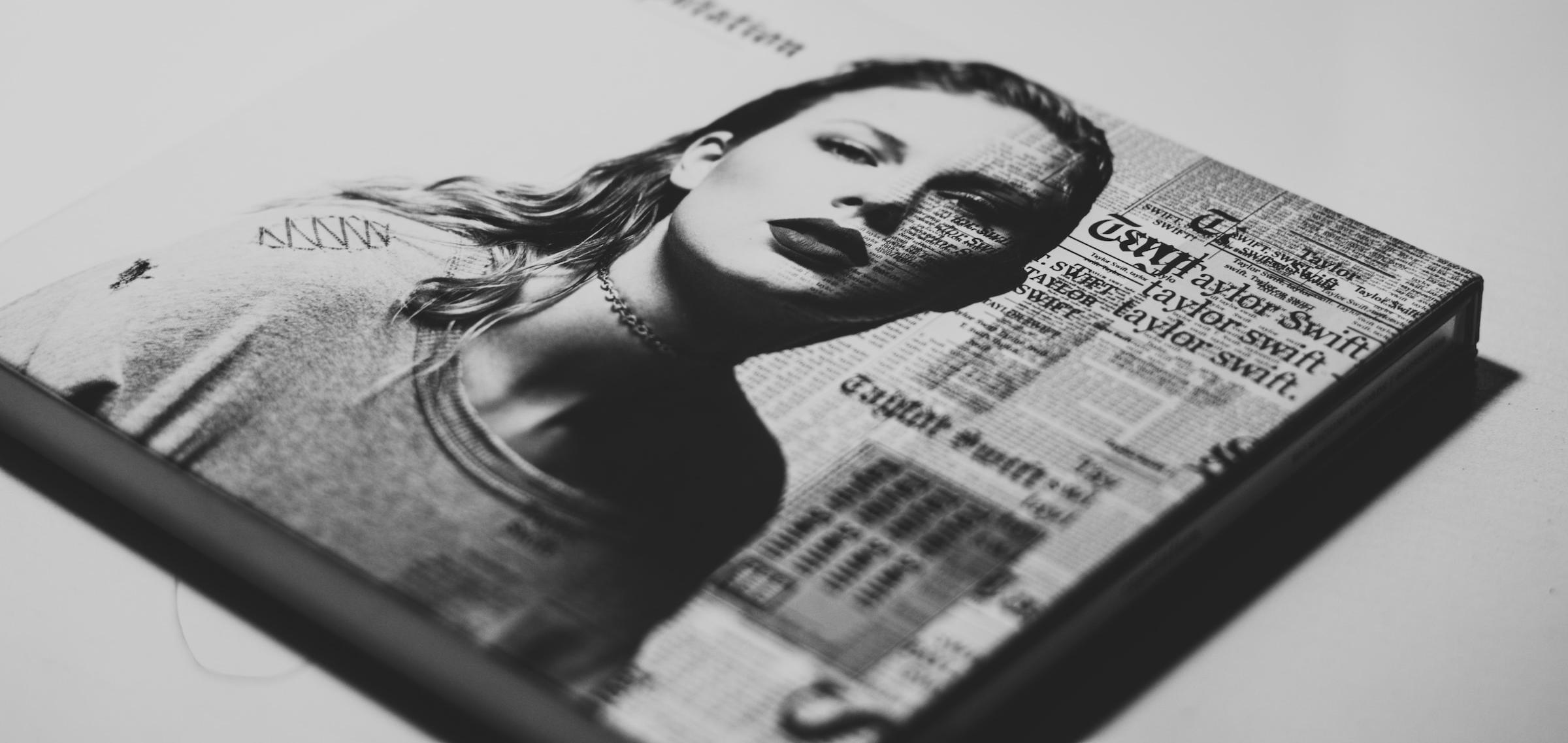Front cover the Taylor Swift album 'Reputation'