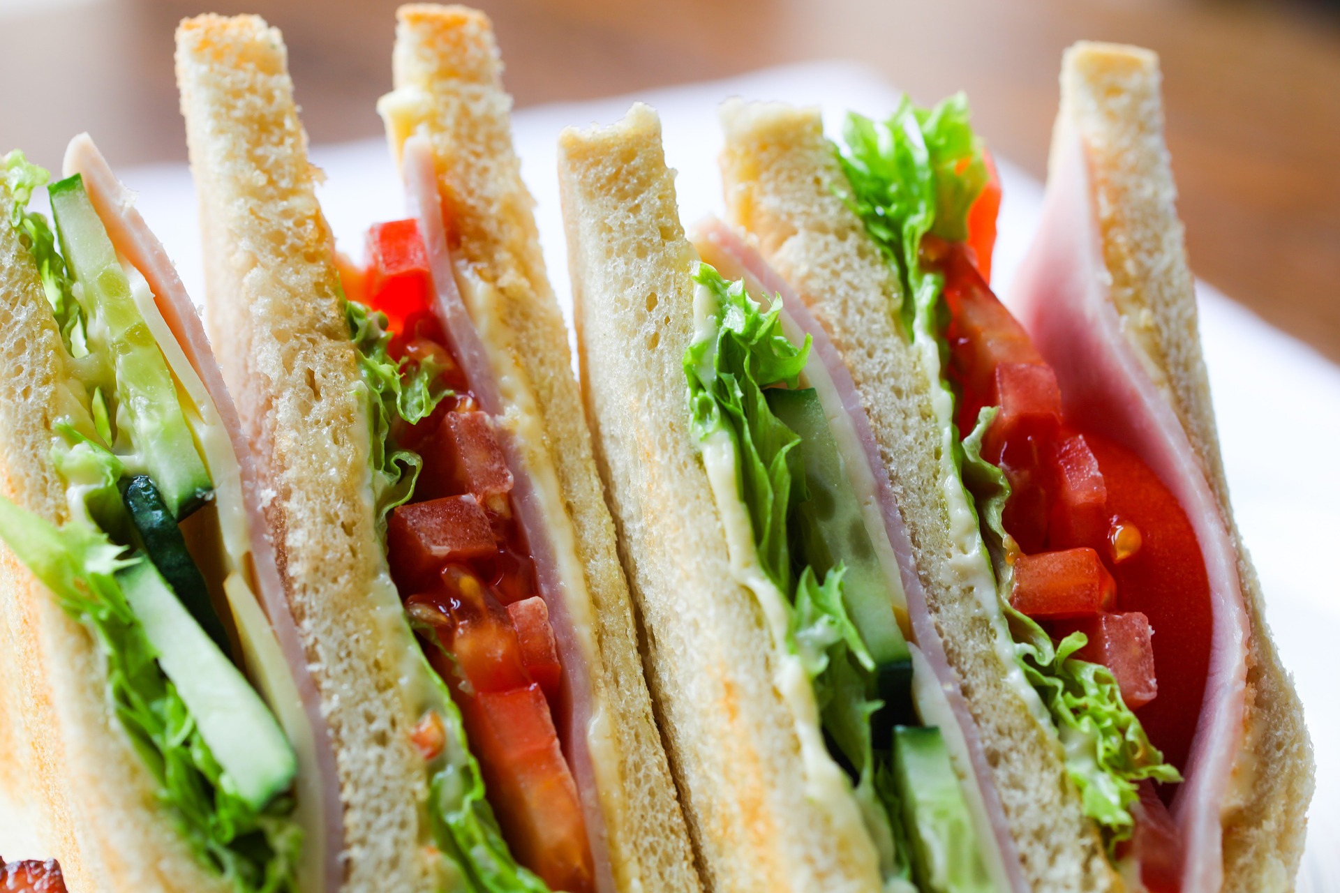 A selection of sandwiches