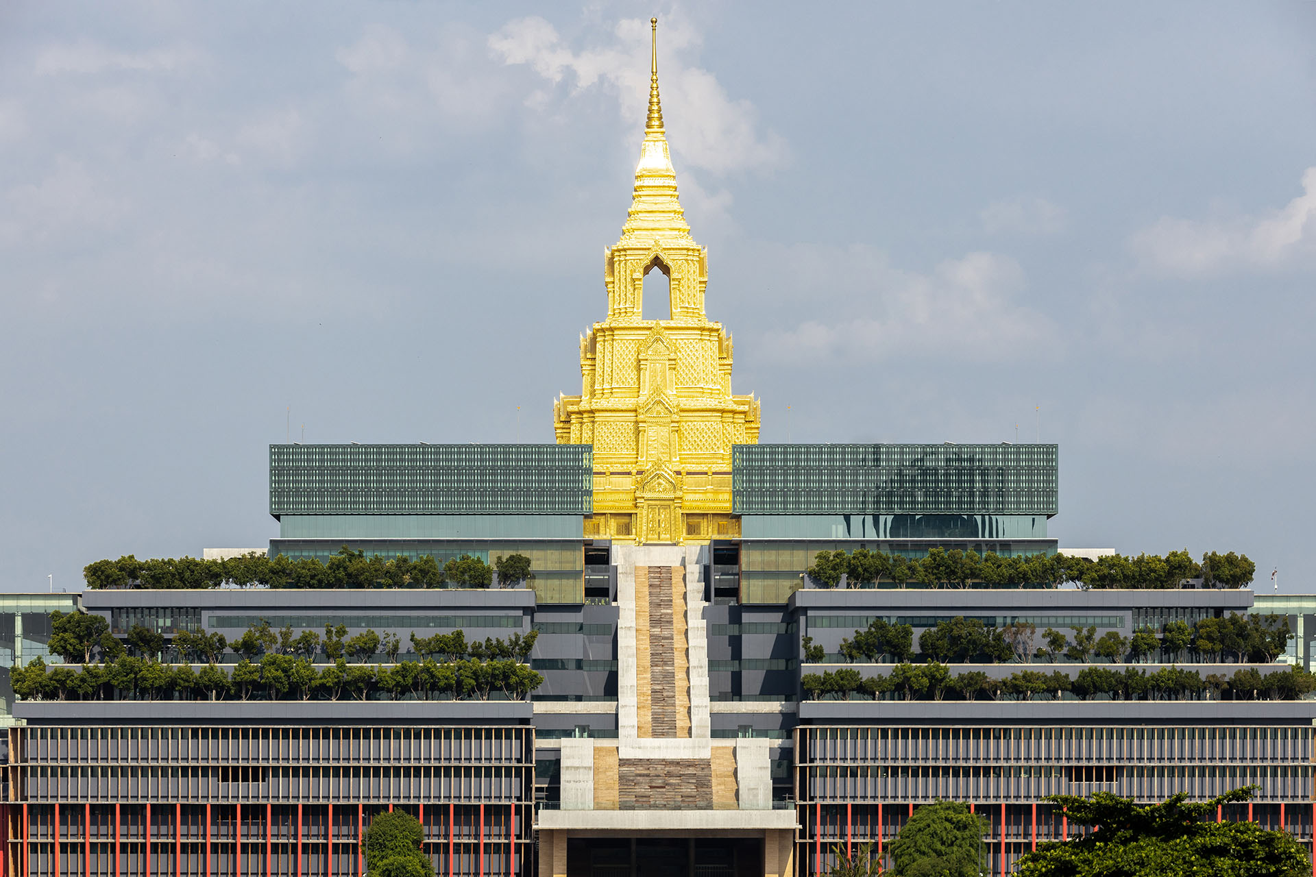 The Parliament building in Thailand