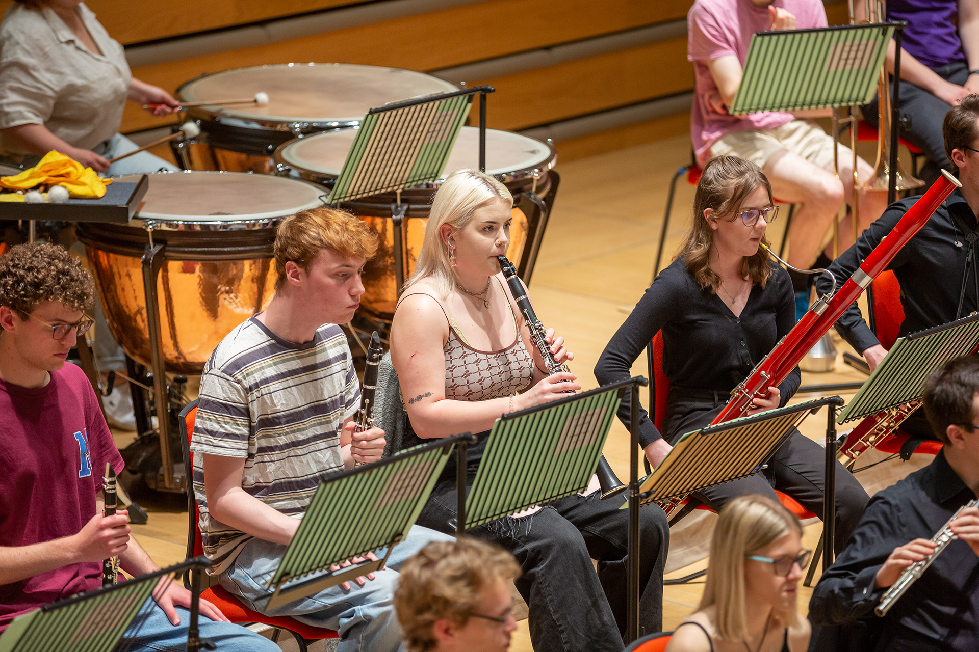 Charley Schofield, principal clarinettist of the Philharmonic Orchestra