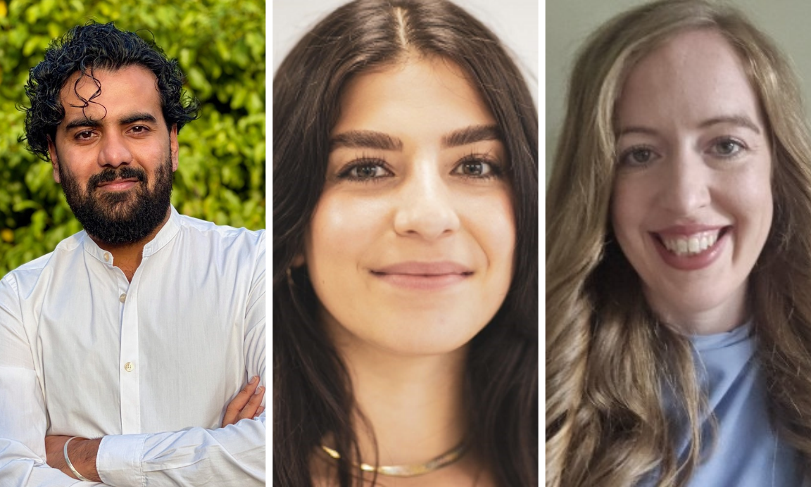 Dr Dhawal Choudhary, Dr Cassie Bakshani and Dr Laura Quinn