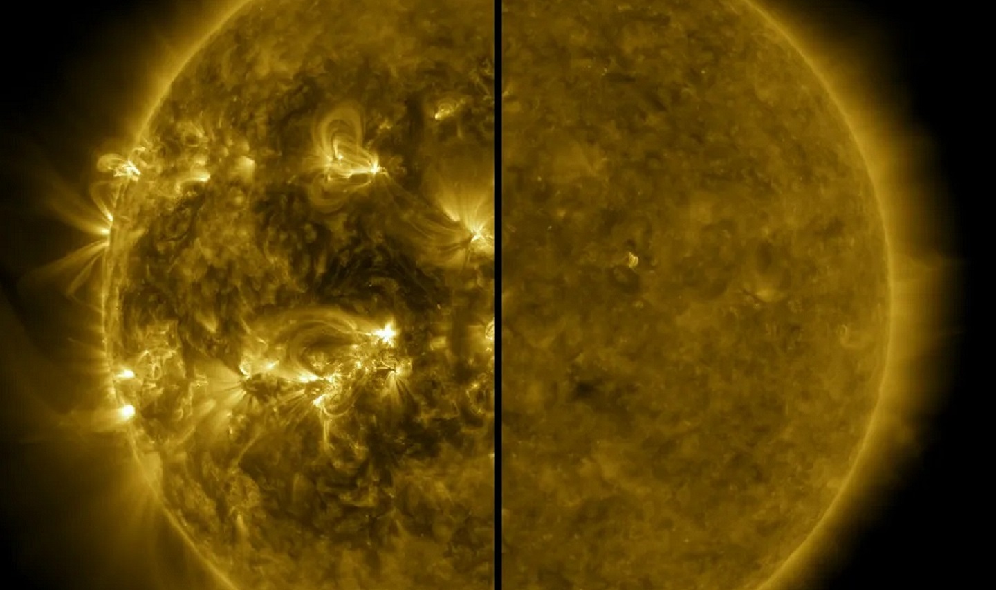 Two different phases of solar activity