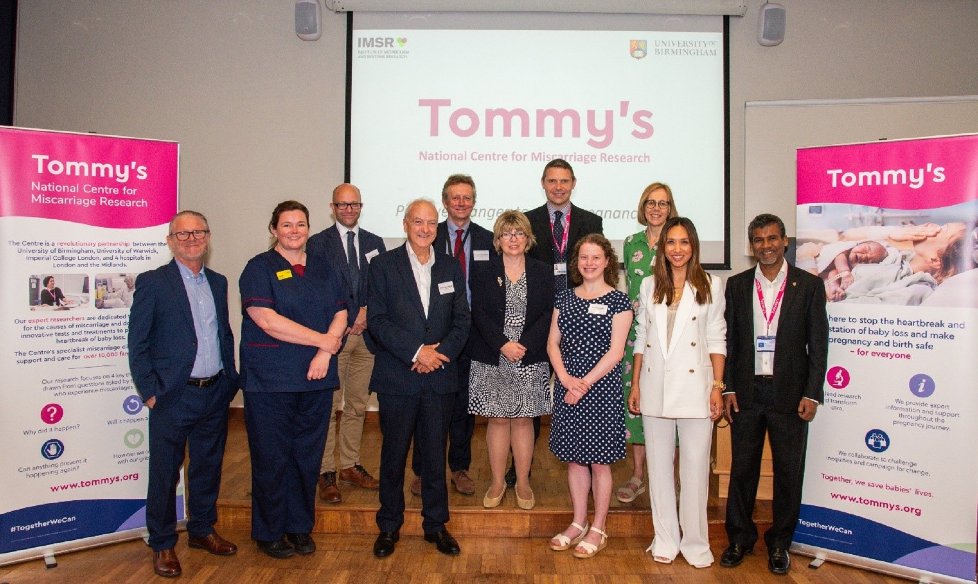 Minister Maria Caulfield, Olivia Blake MP and Tommy’s Ambassador Myleene Klass visit Tommy's National Centre for Miscarriage Research