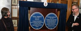 Unveiling of Blue Plaques for Dawson and Timmins