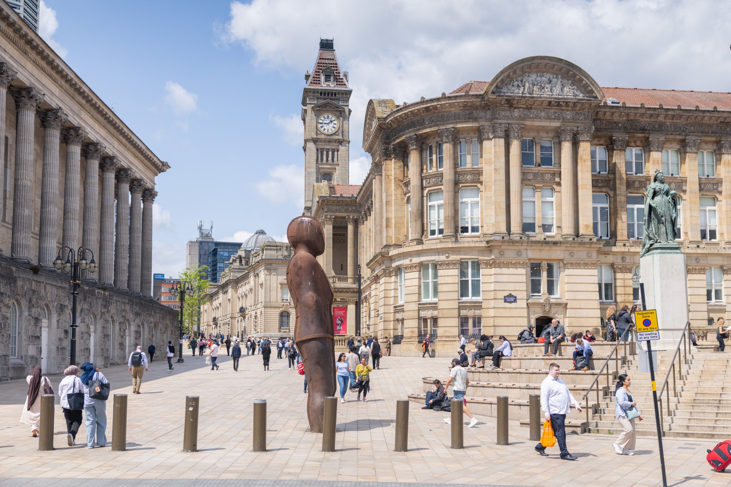 Victoria Square in Birmingham city centre.