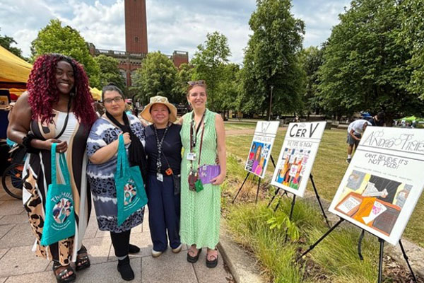 Group shot via artwork about PCOS