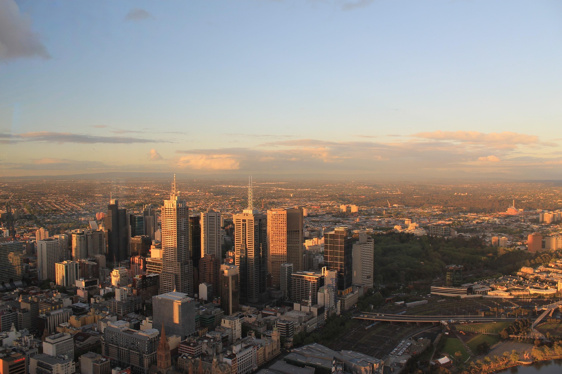 Cityscape of Melbourne, Australia