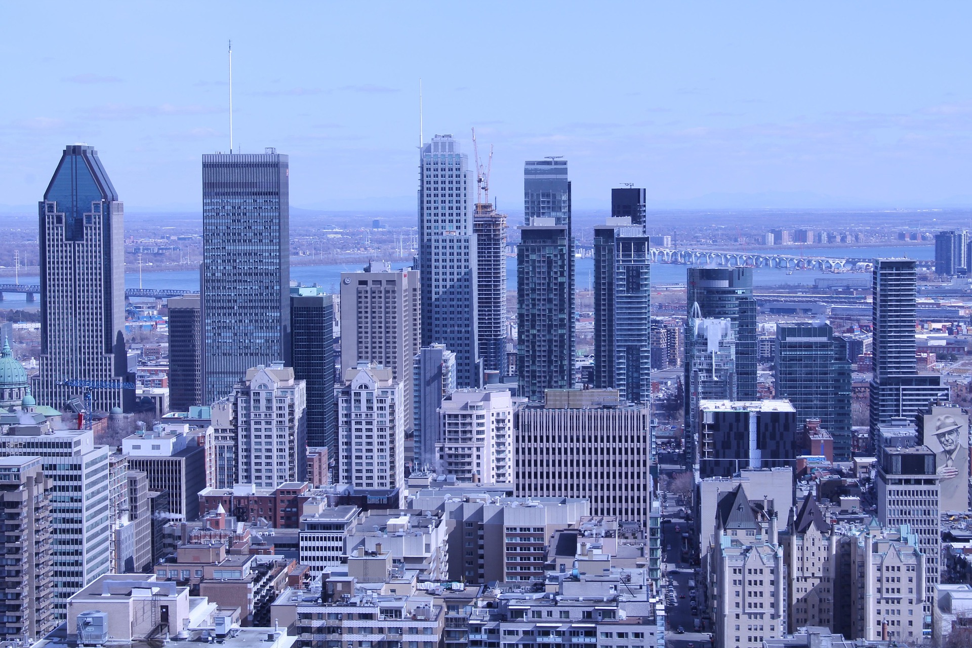 Cityscape of Montreal, Canada