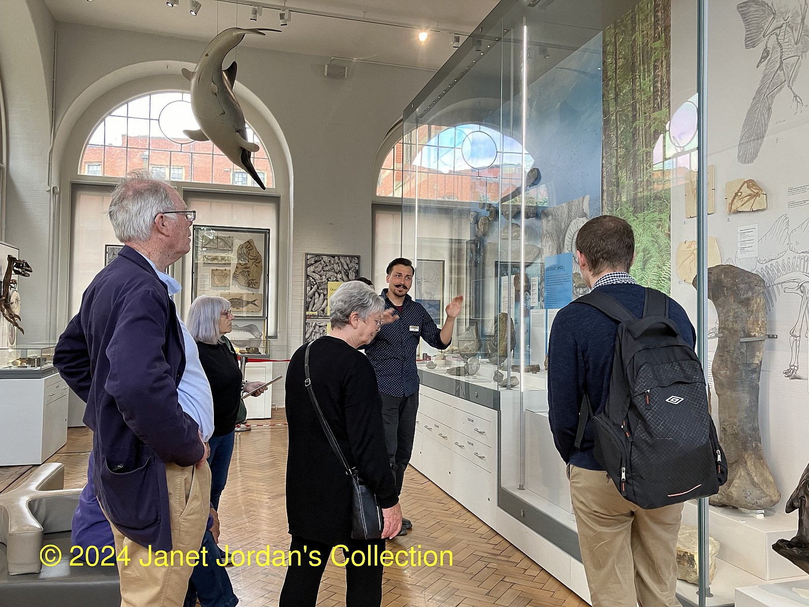 A tour group in the Museum. Image by Janet Jordan.