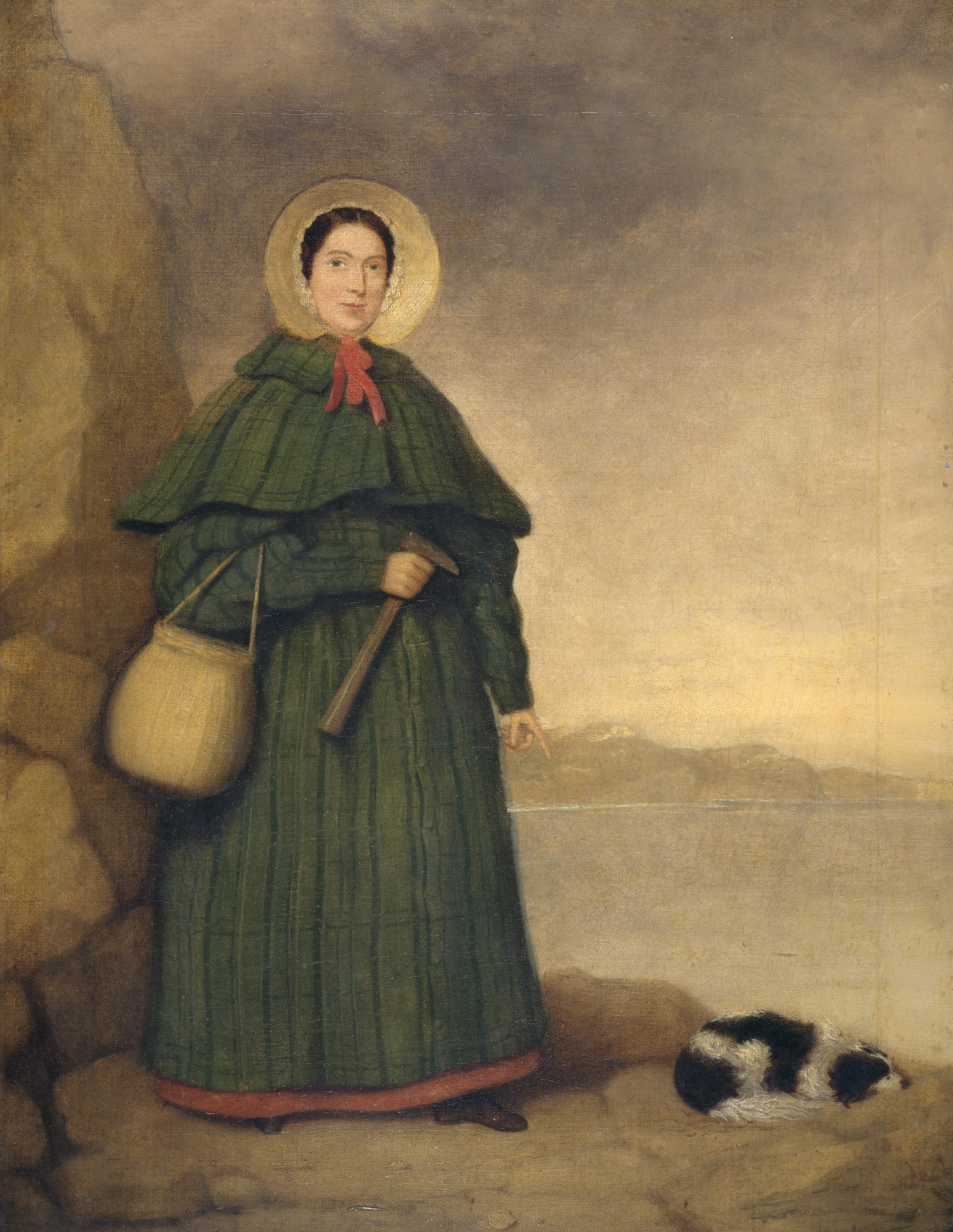 Mary Anning painted by an unknown artist prior to 1842.