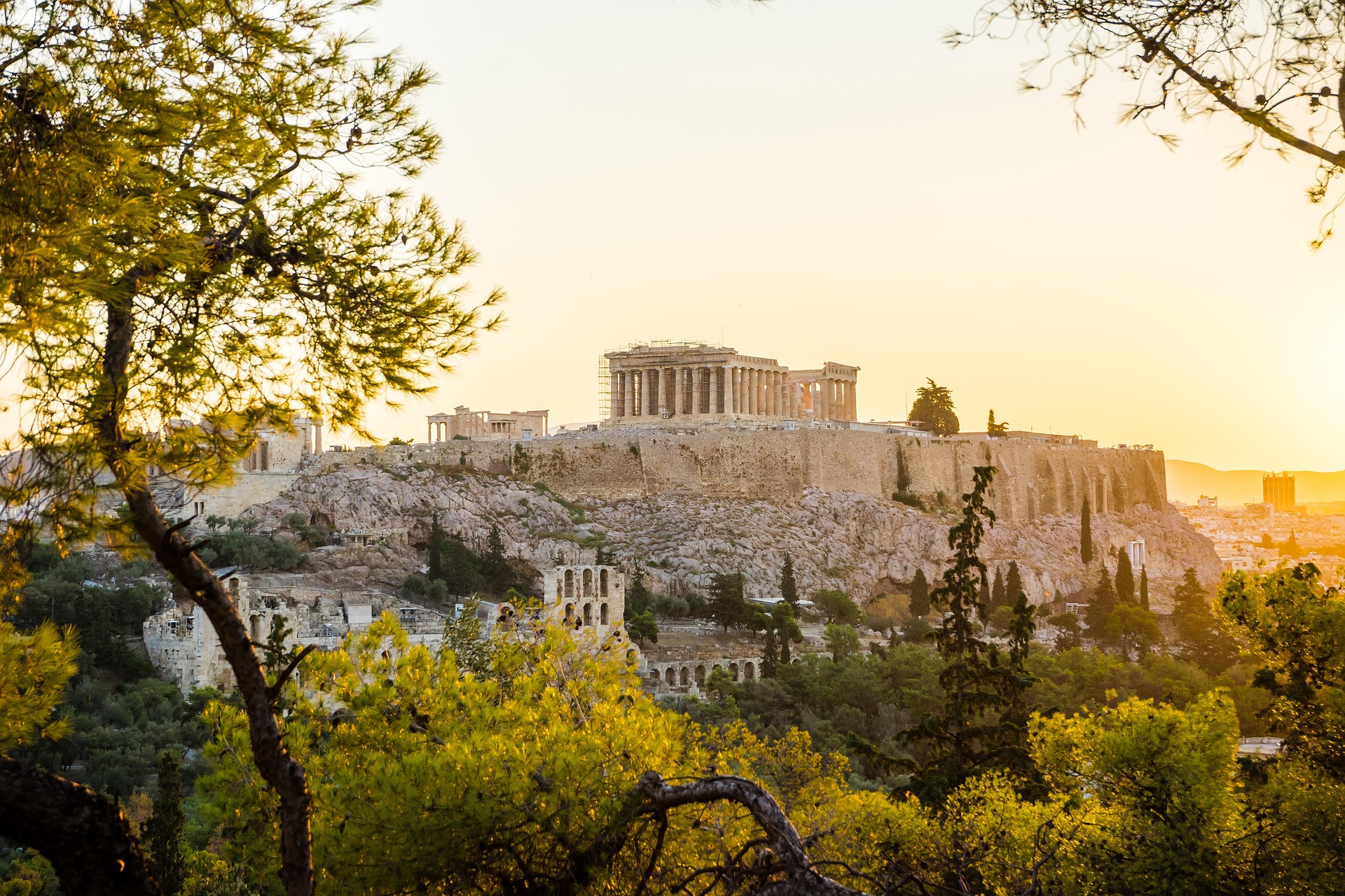 Landscape of Athens, Greece
