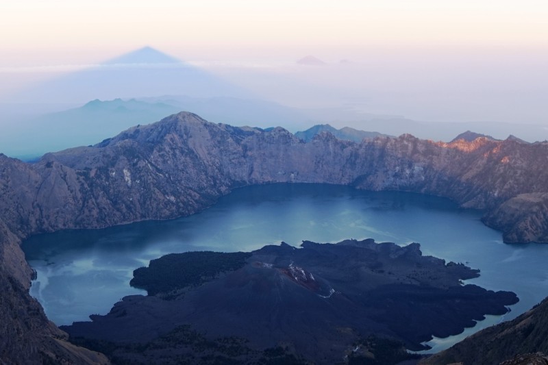 Mount Rinjani in Indonesia