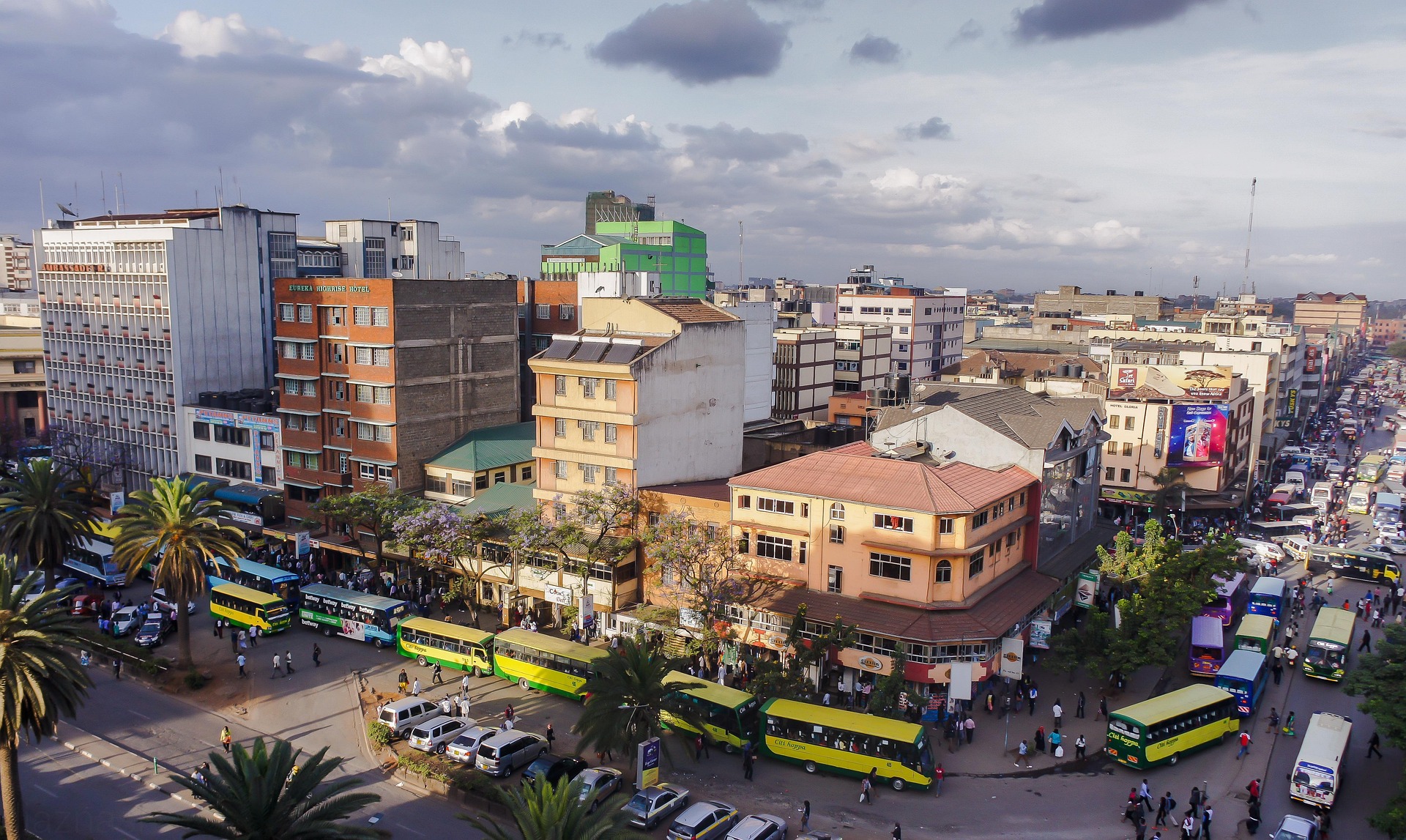 Cityscape of Nairobi, Kenya