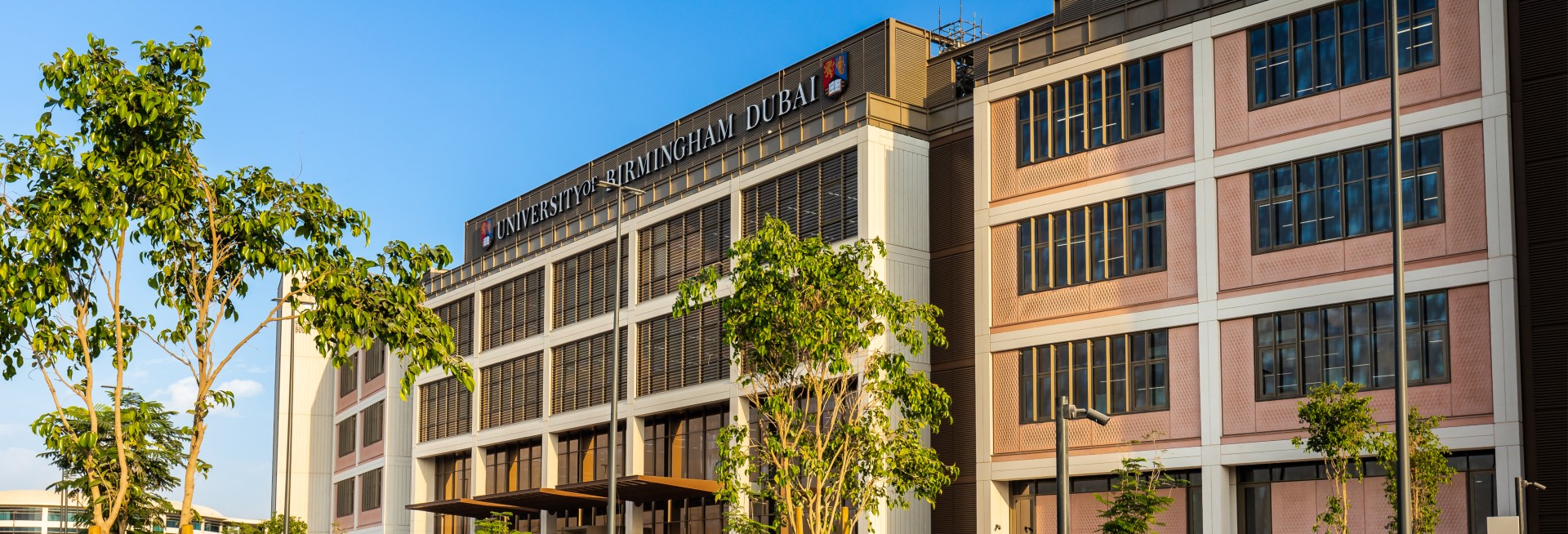 The outside of Dubai campus building